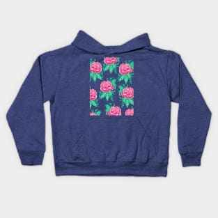 Rose Pattern Kids Hoodie